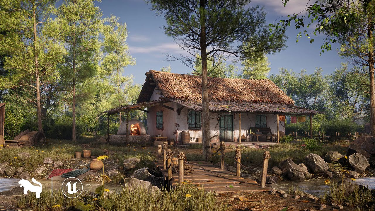 Spanish Cottage Environment | Unreal Engine | Game-Ready Assets