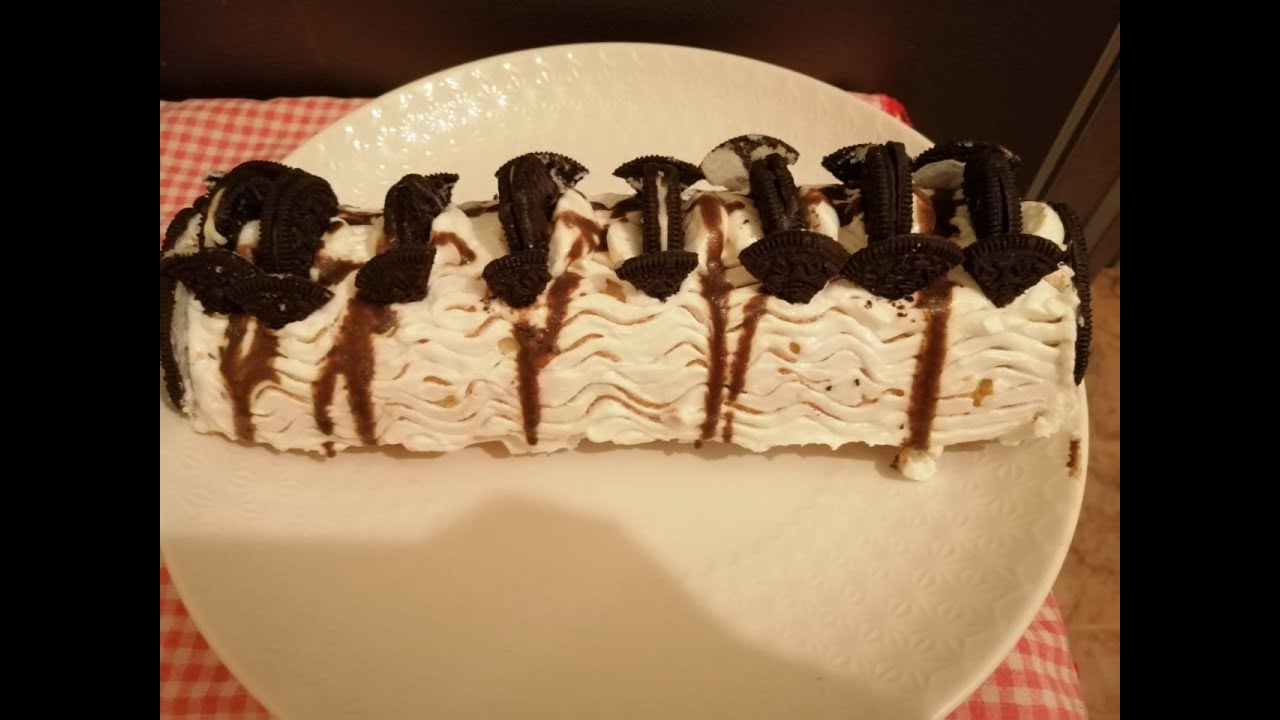 كيك رولي بالكريم شانتيه سهل وناجحه