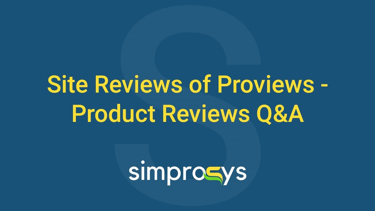 Site Reviews of Proviews - Product Reviews Q&A
