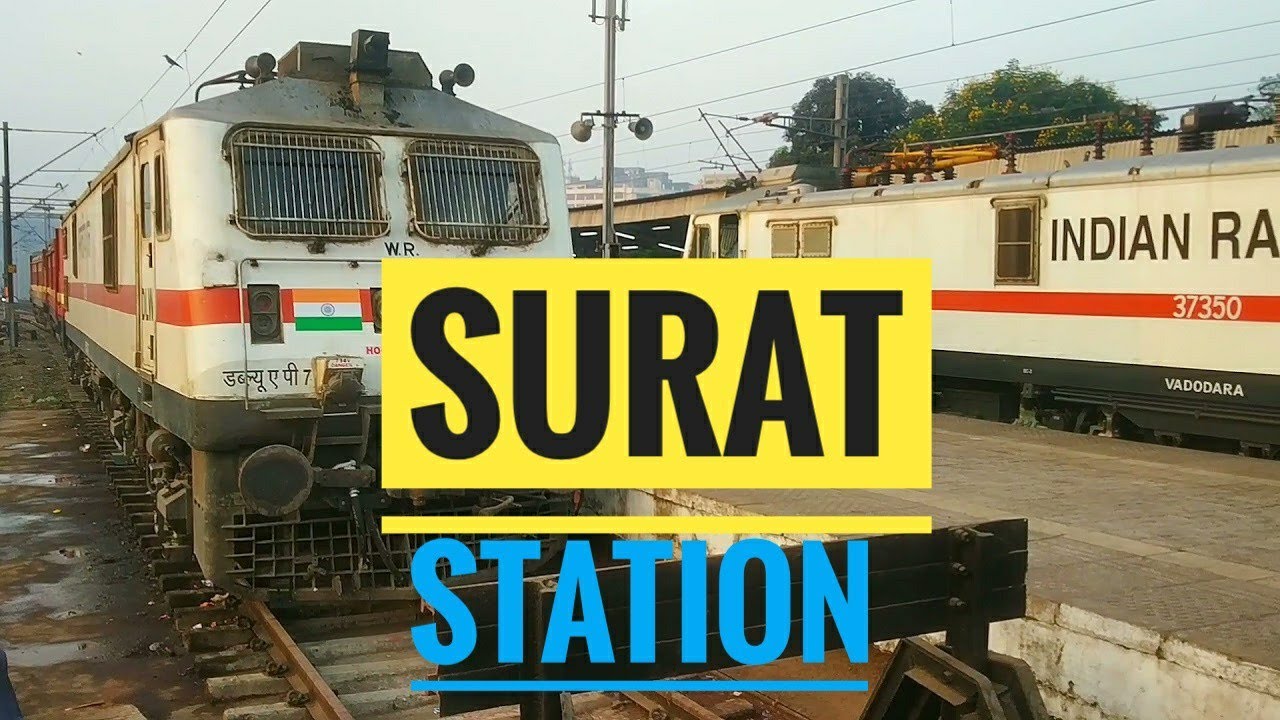 surat railway station//pb vlog