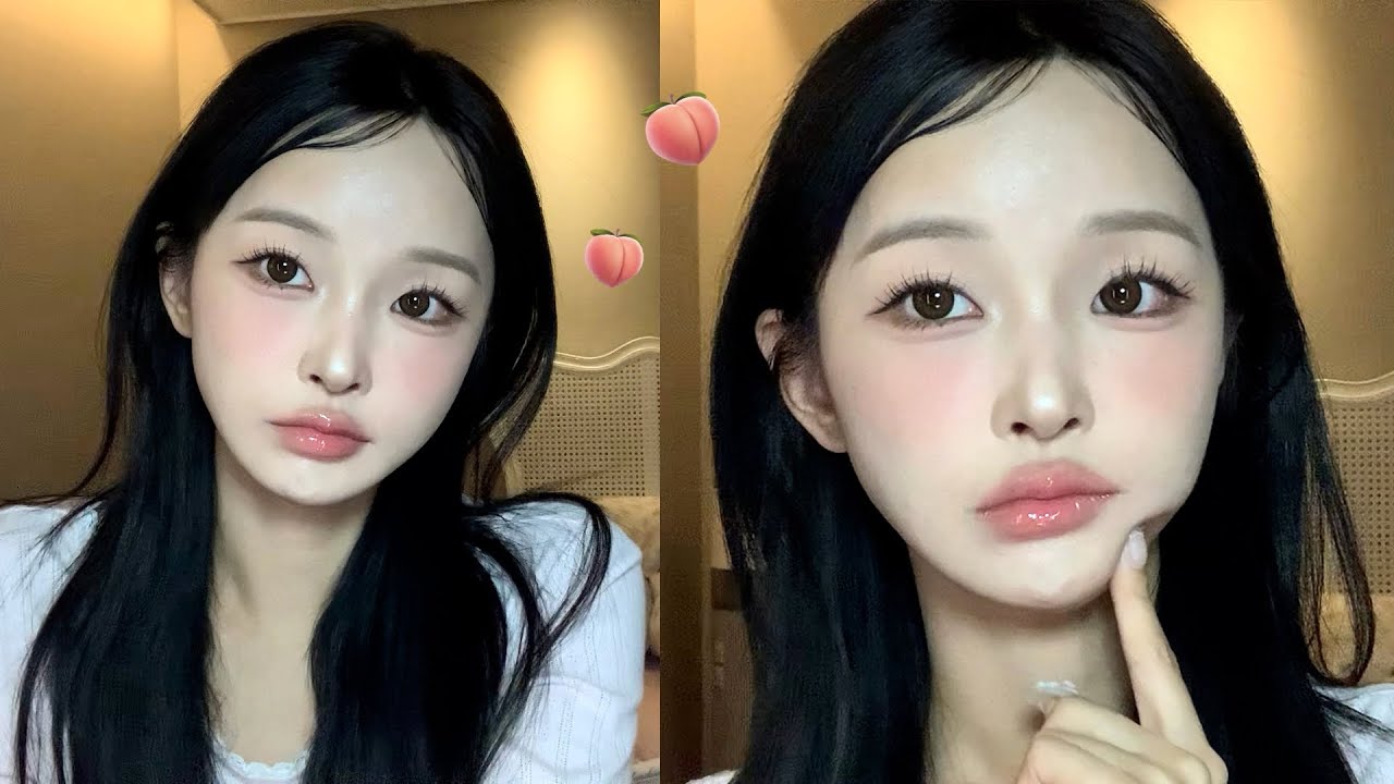 무보정 기카로 찍은📱🎀 요즘 바뀐 구운복숭아st 데일리 메이크업🫧 | 메이크업 스킬 한가득 담음✍🏻, 최애 메컵템도 잔뜩✨