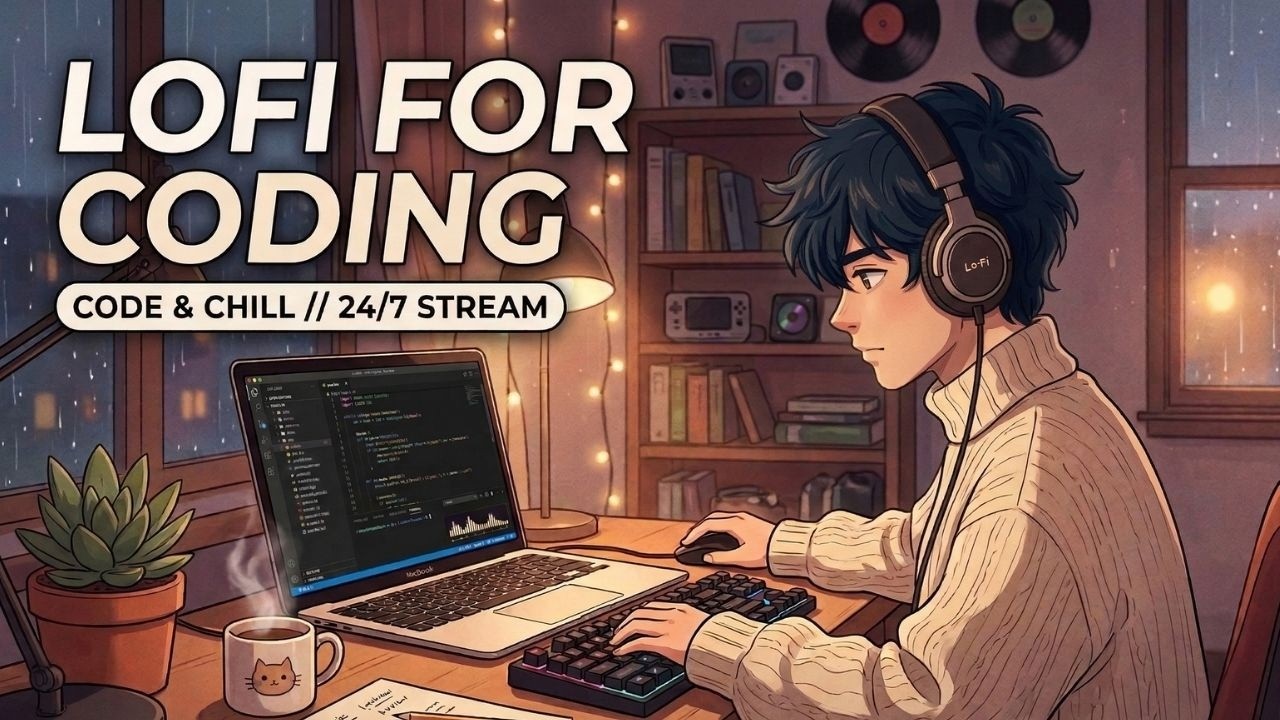 【作業用BGM】深夜のコーディング 🌧️ 開発者向けLofi