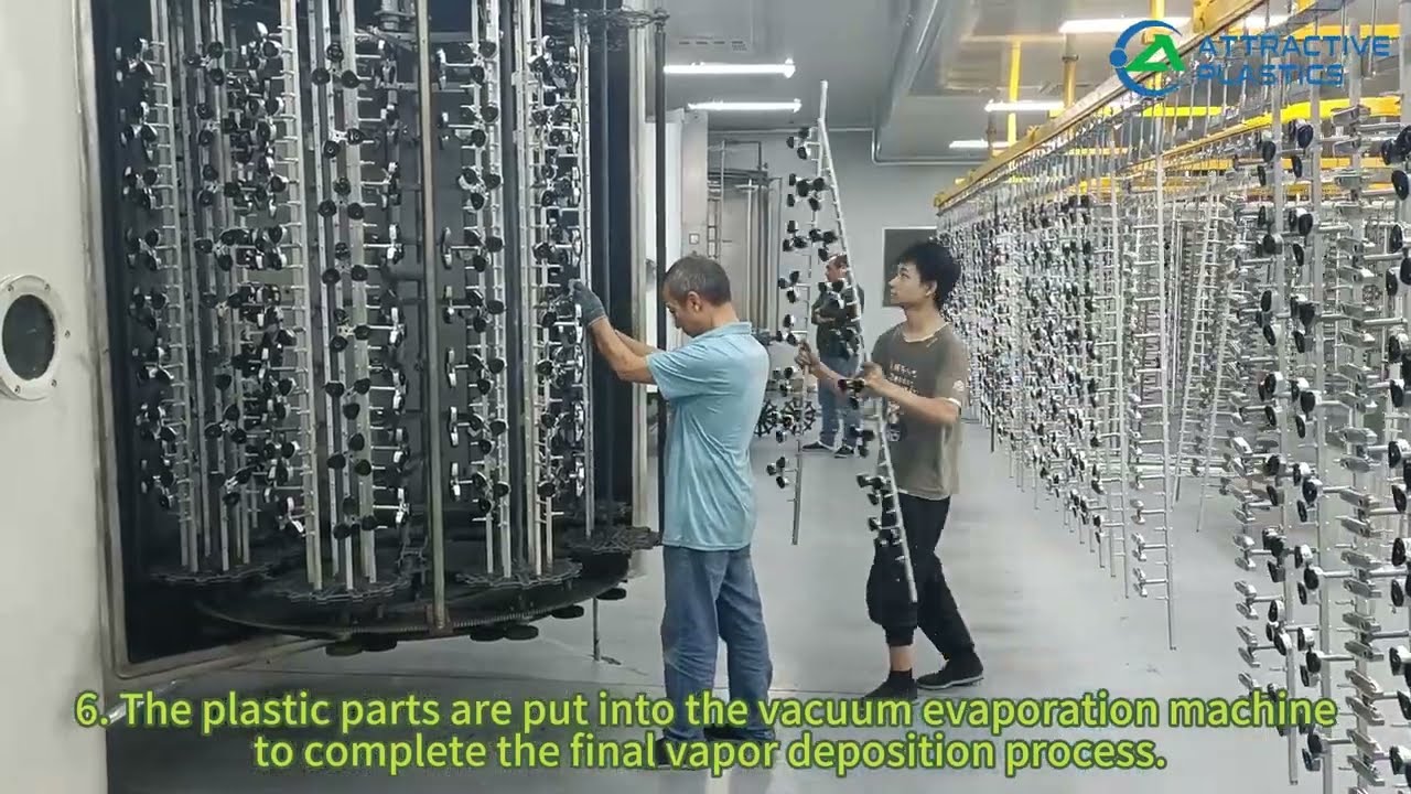physical vapor deposition process, plastic parts PVD vacuum plating coating