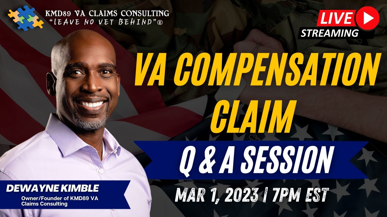 KMD89 Answers Your Questions About The VA Disability Compensation Claims Process