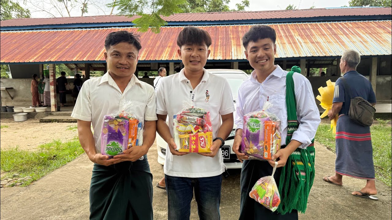 ထိုင်းရောက် ယာခိဘောင်ရွာကဒေါ်မတင်ဌေးက ကျောင်းသားတွေကိုအာဟာရကျွေးပါတယ်