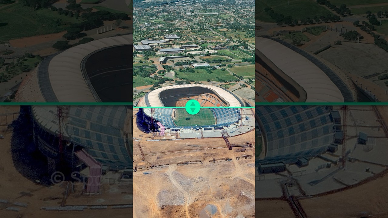 Then & Now 🏟️ #football #stadium #viral