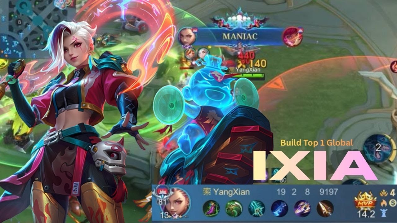 MVP 14.2!!! Ixia Full Damage Build 😱 Ultimate Deletes Entire Team | MLBB