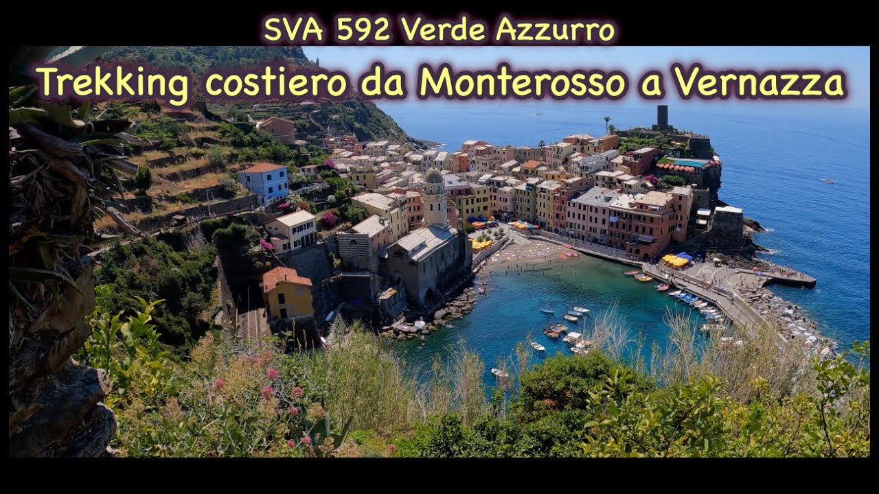 5 Terre Da Monterosso a Vernazza SVA 592 sentiero Azzurro - Liguria