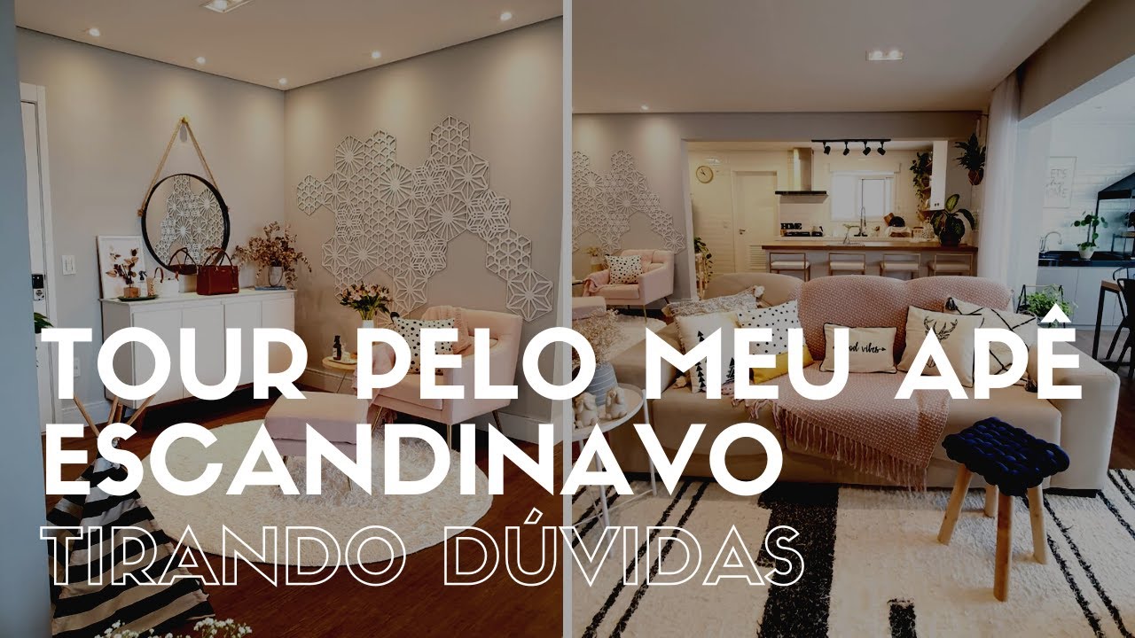 TOUR PELO MEU APARTAMENTO ESCANDINAVO | TIRANDO AS DÚVIDAS DO ÚLTIMO TOP DECORA