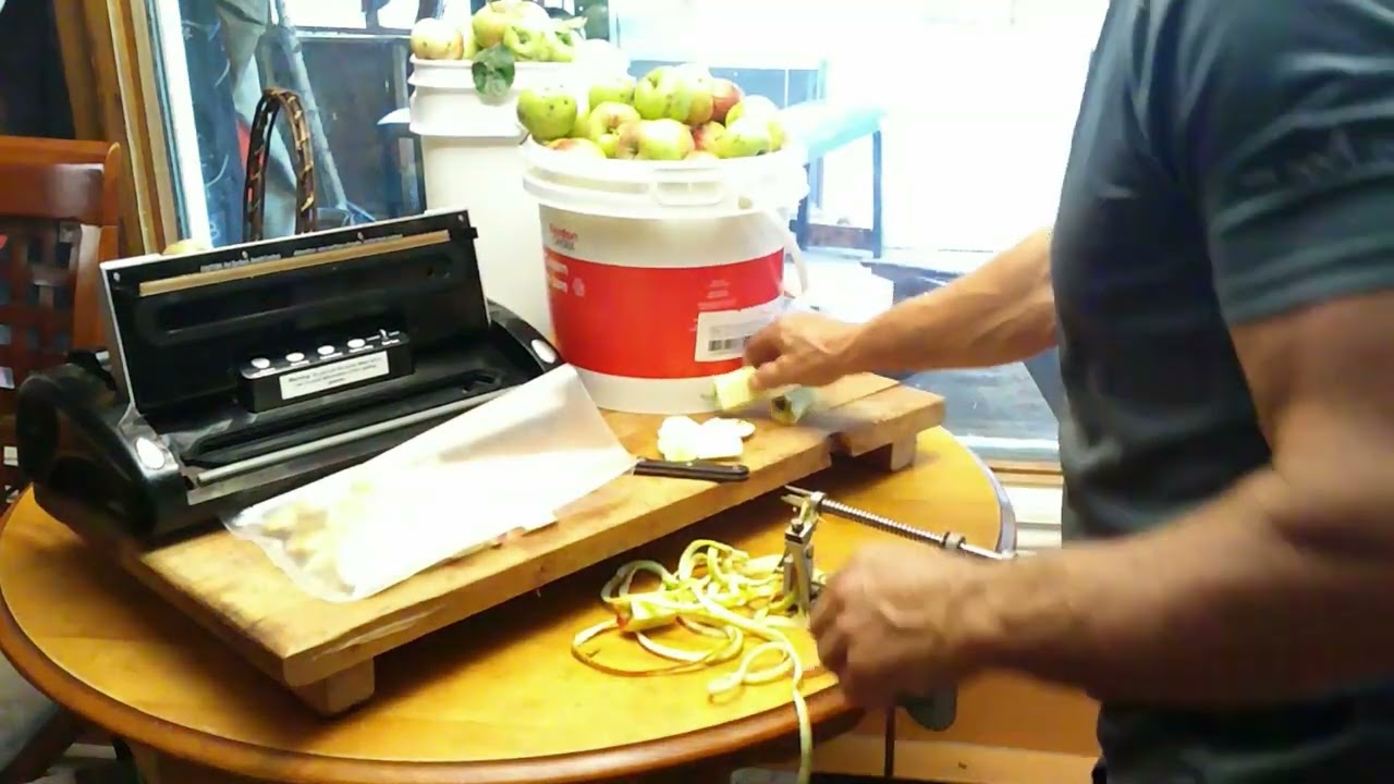 Freezing Apple Slices