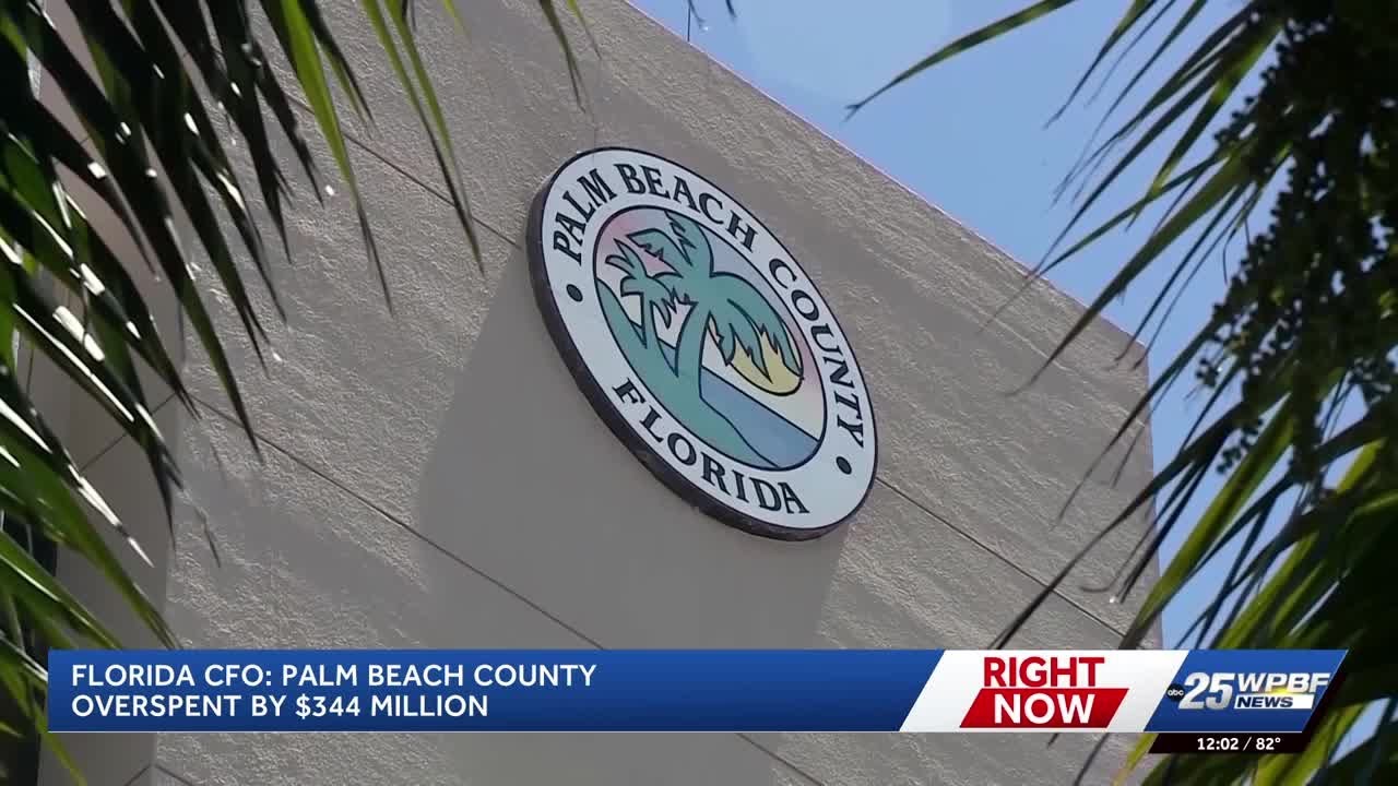 Florida CFO claims $344 million overspending in Palm Beach County, county responds