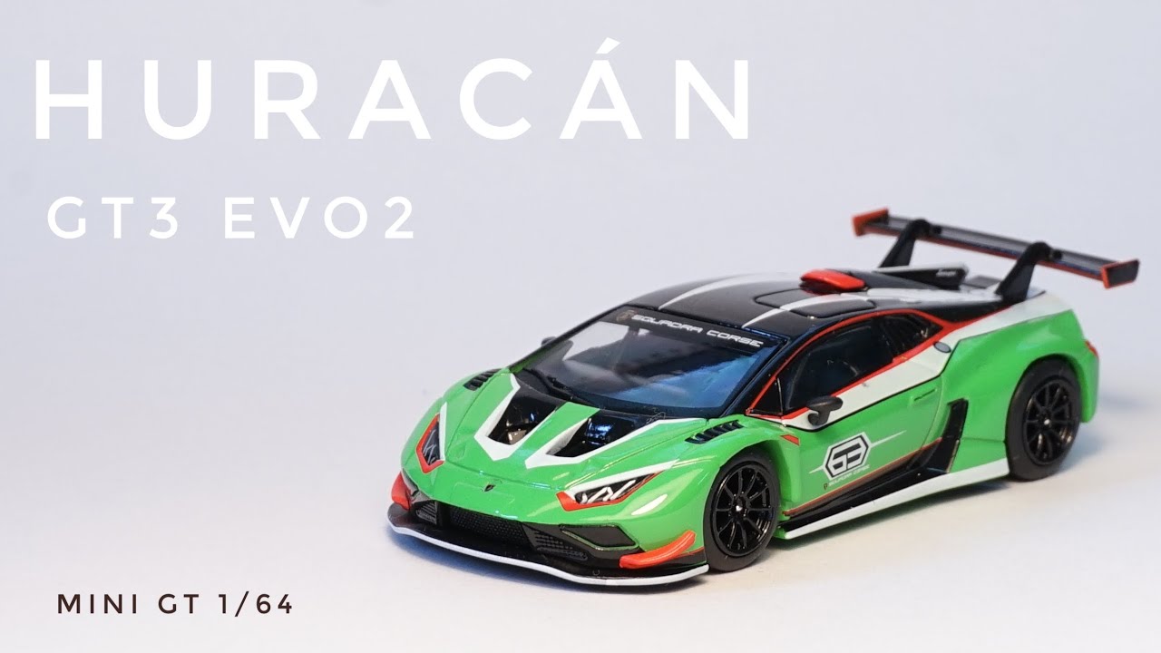 1/64 MINI GT Huracán GT3 EVO2 がミニカーで登場！