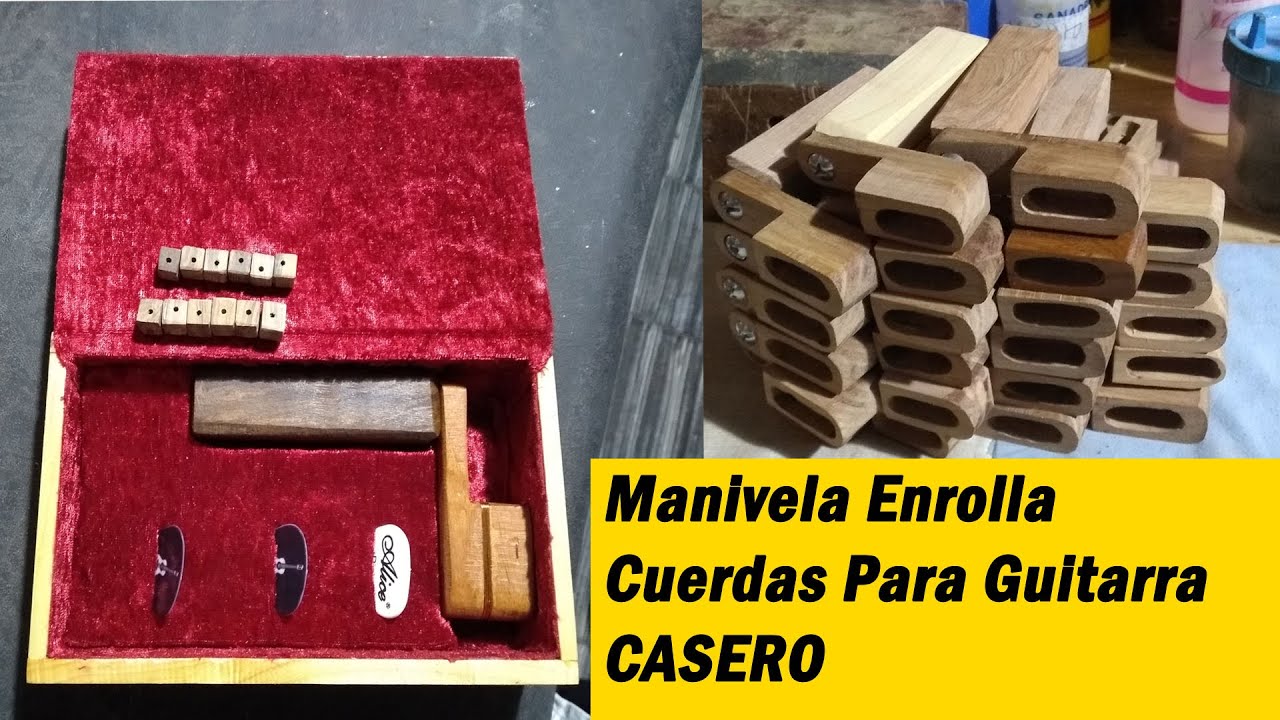 Manivela Enrolla Cuerdas Para Guitarra CASERO