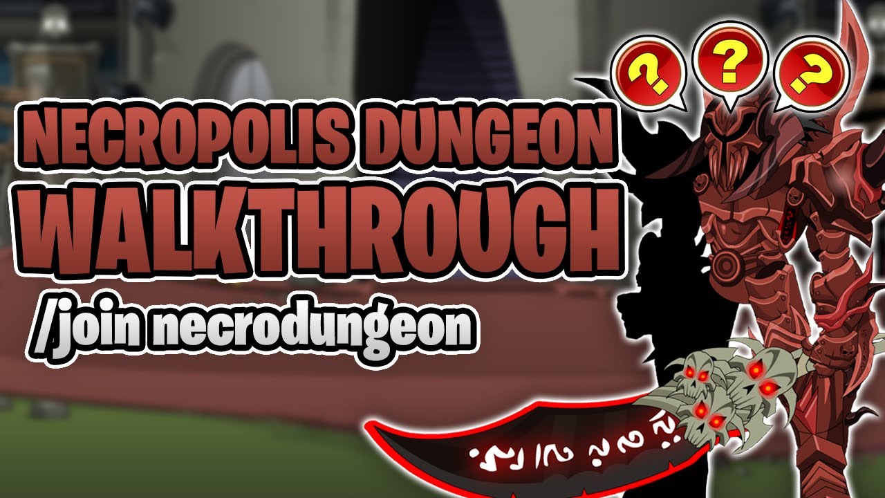 Necropolis Dungeon Quest Walkthrough /join necrodungeon - AQW