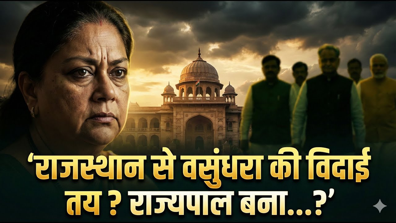BJP Ka Masterstroke? Rajasthan Se Hatengi Vasundhara Raje | Governor Posting Ki Badi Khabar!