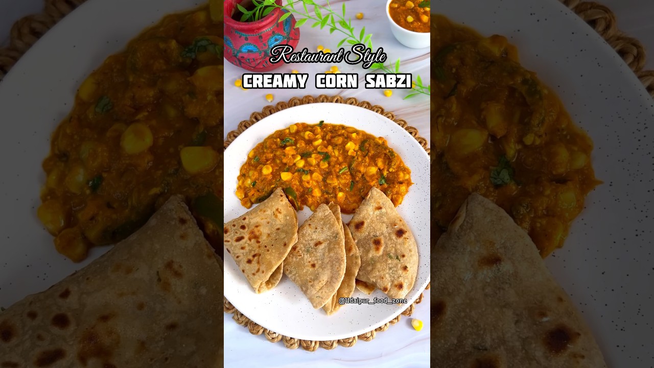 Restaurant Style corn Sabzi 🌽&hearts;️🥰 #corn #recipe