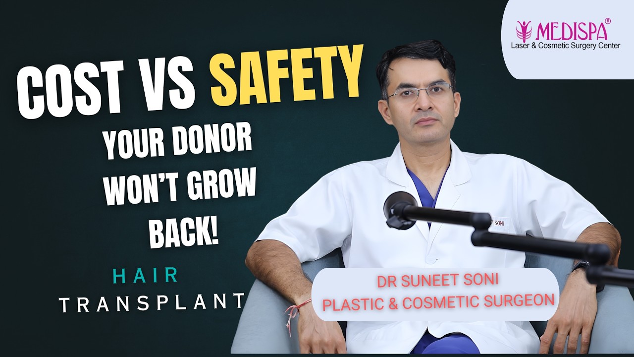 Cost of Hair Transplant in India | Donor Grafts won't Grown Back | Dr Suneet Soni | Medispa