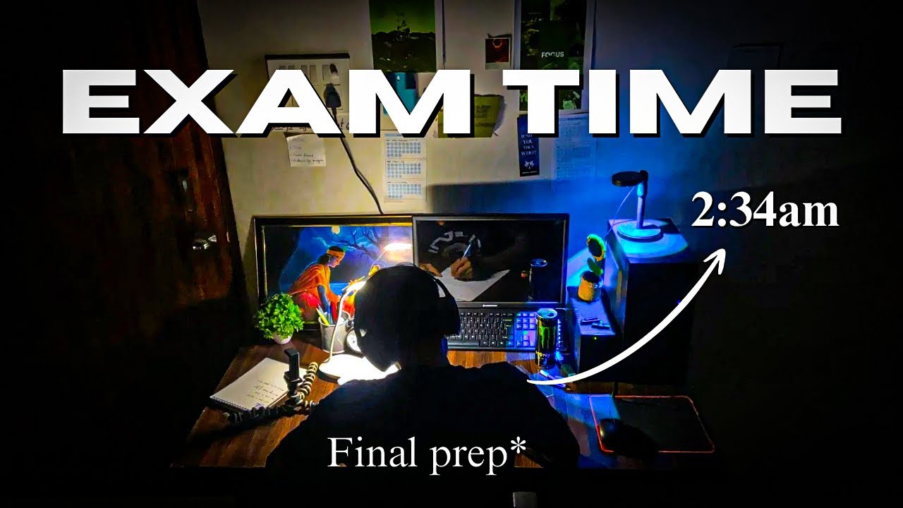Studying Economics till late night | Exam in 10 days 