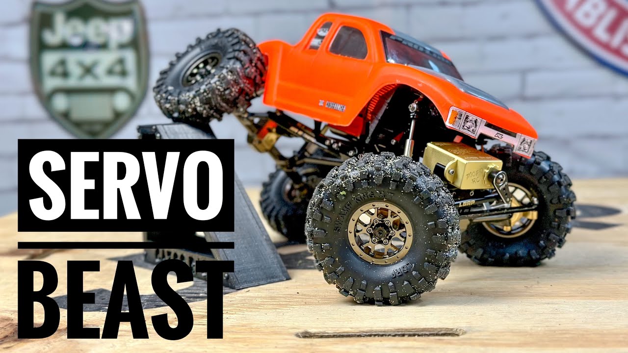 SCX24 COMP Build - NEW Mofo RC SERVO BEAST! Plus Transmission, Shocks, Tires & Wheel Upgrades!