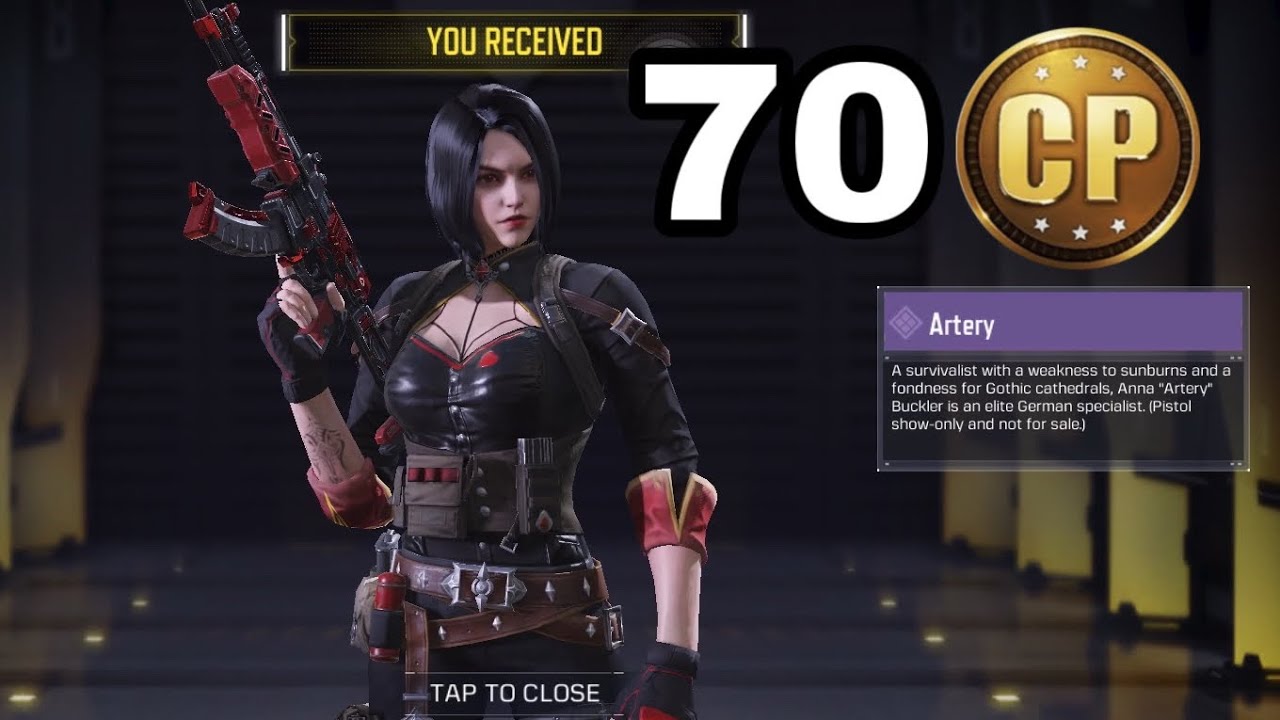 I won Artery character for 70CP