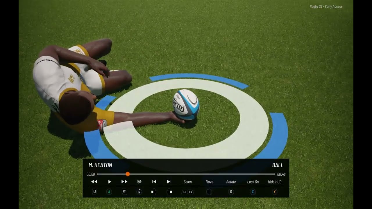 Rugby 25 - Bug Report - Ruck Freeze - Ball stuck in Ruck