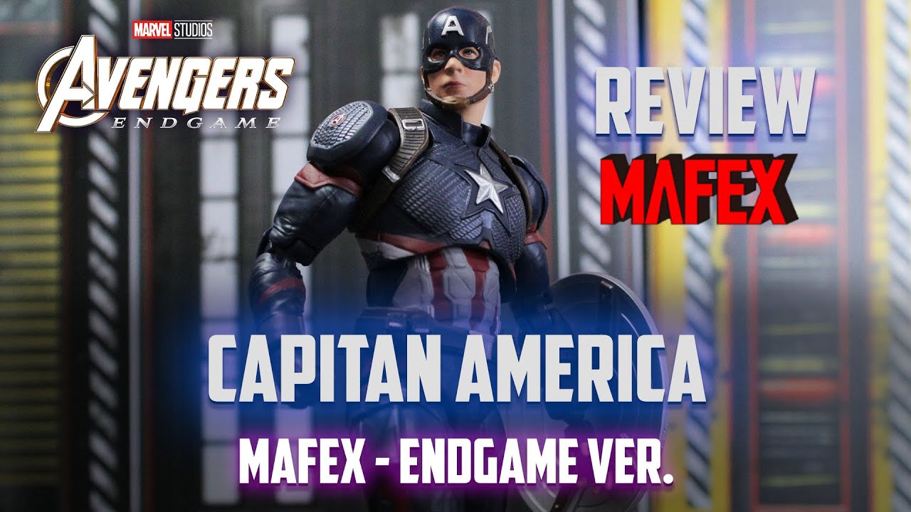MAFEX Capitán América Endgame UNBOXING & REVIEW Revisión Reseña en español