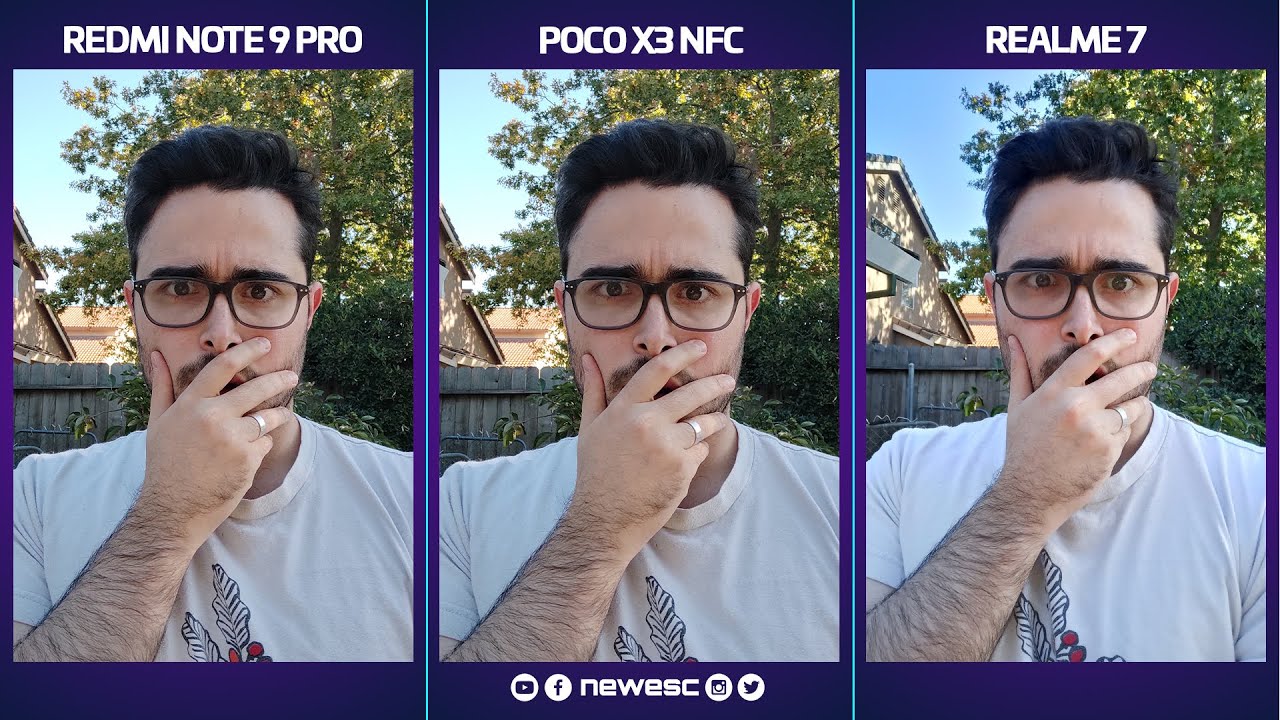 Realme 7 vs Poco X3 vs Redmi Note 9 Pro [COMPARATIVA DE CÁMARAS]
