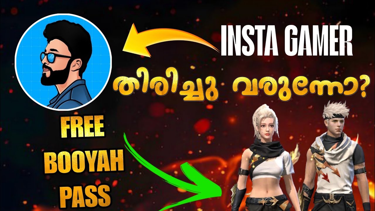 INSTA GAMER തിരിച്ചു വരുമോ? 🙀 FREE BOOYAH PASS 💎 @INSTAGAMER 🤍 #freefire #freefiremax #freedimands