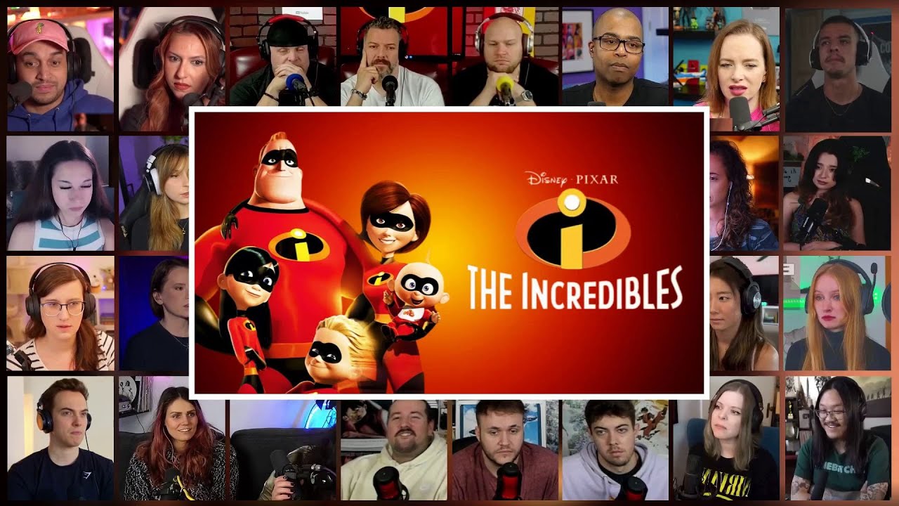 The Incredibles (2004) Reaction Mashup