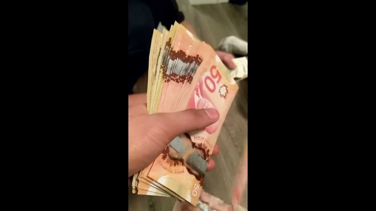 Canadian Dollars / Cash Flow #money #cash #memes #rich #millionaire
