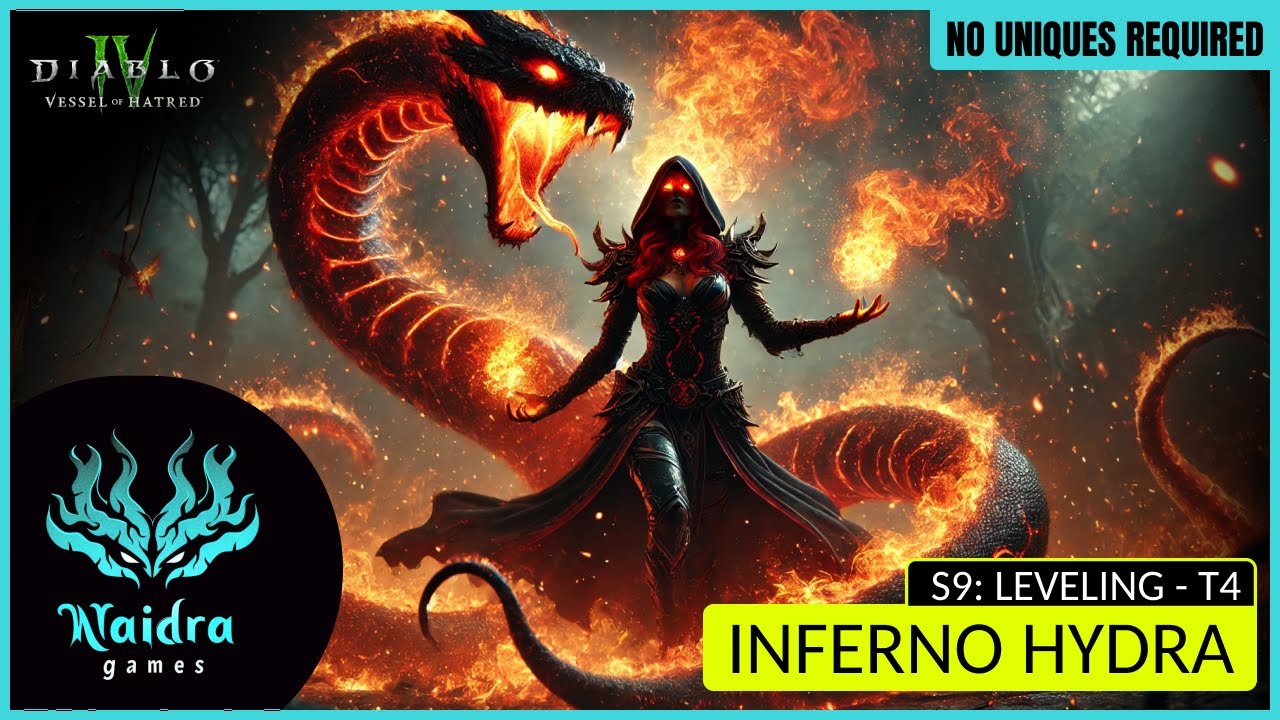 Diablo 4 Season 9 Sorceress Build: Inferno Hydra