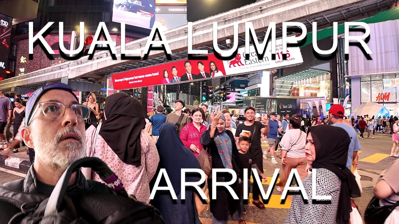 First Time in Kuala Lumpur Malaysia 🇲🇾 Airport Train to City Centre