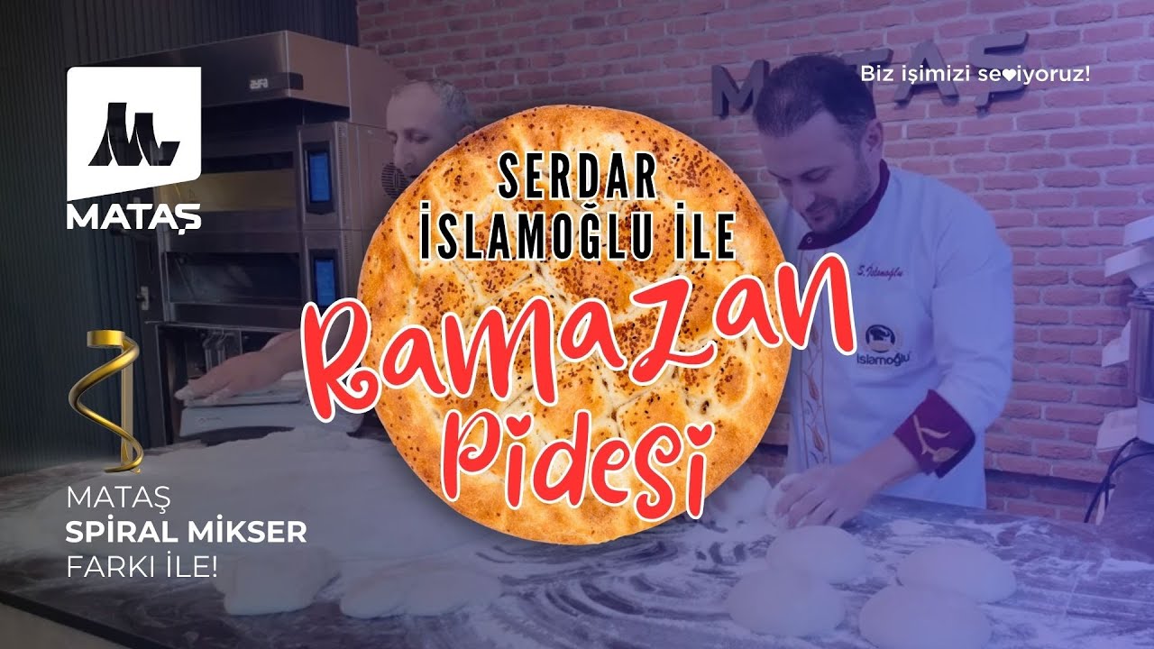 Mataş Spiral Mikser (SM100) ile Ramazan Pidesi  #ramadan #bread #bakery