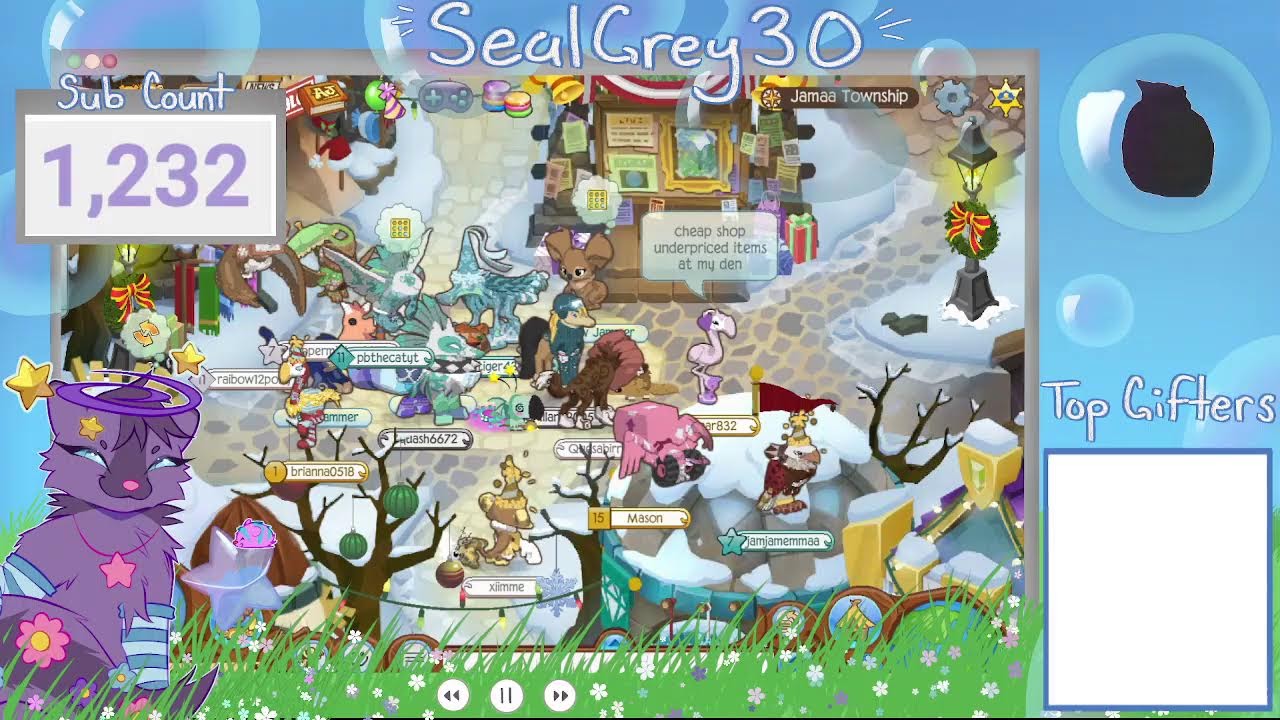 Animal Jam Livestream I giveaways every 5 I sealgrey30 (AJ)