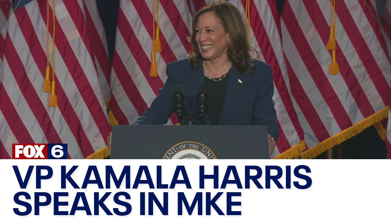 Vice President Kamala Harris speaks to supporters at Milwaukee campaign rally | FOX6 News Milwaukee