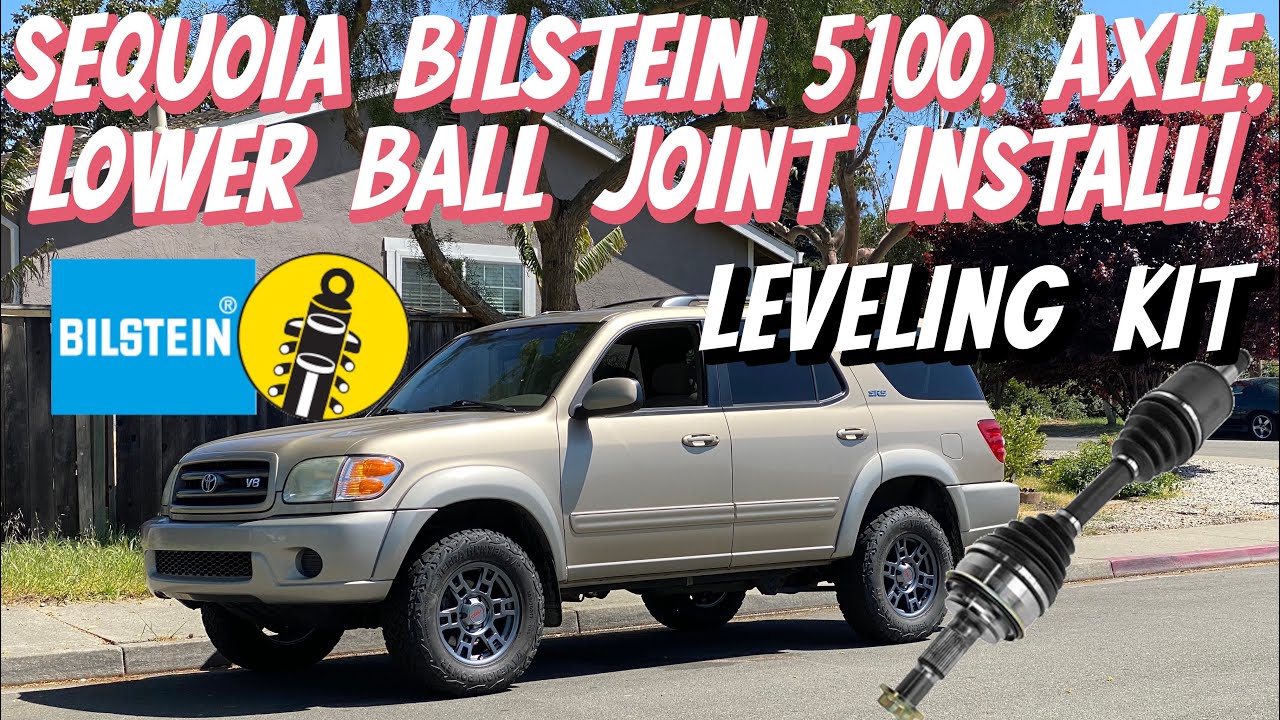 Установка комплекта выравнивания, оси и LBJ для Toyota Sequoia Bilstein 5100! 1-е поколение