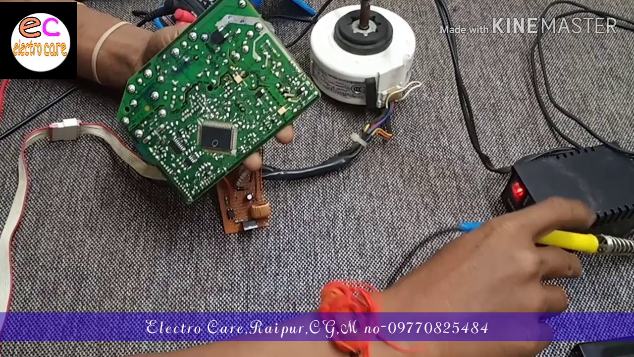 Samsung split ac pcb modification.