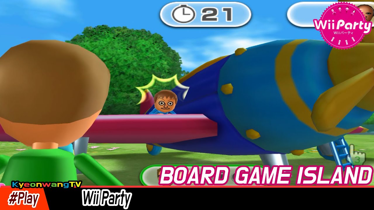 Wii party - Board Game Island (Expert ) Player Kentaro vs Eva vs Jake vs Eduardo [1080p@60fps HD]