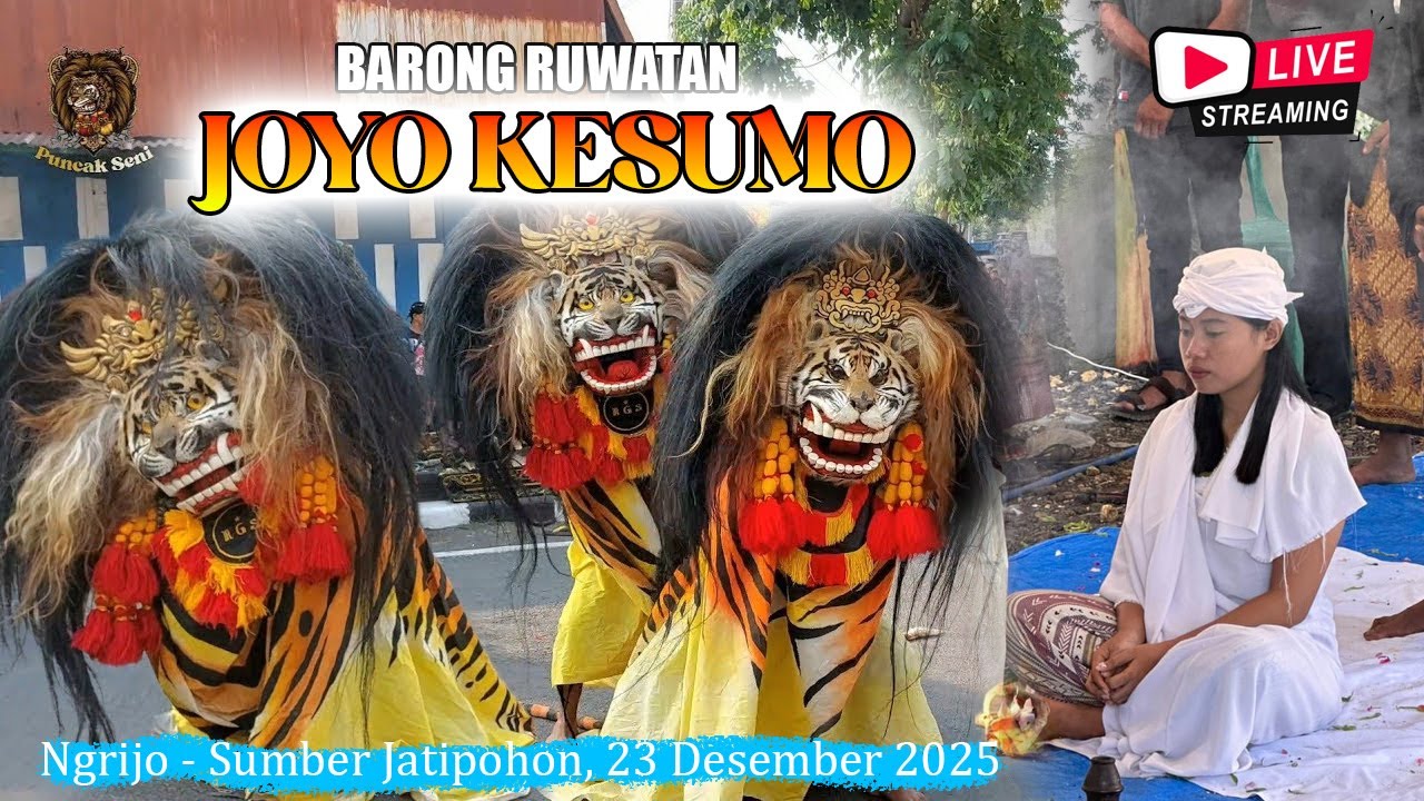 #live BARONG RUWATAN JOYO KESUMO || wedding VIVI & RICO || Jatipohon , 23 Des 2025