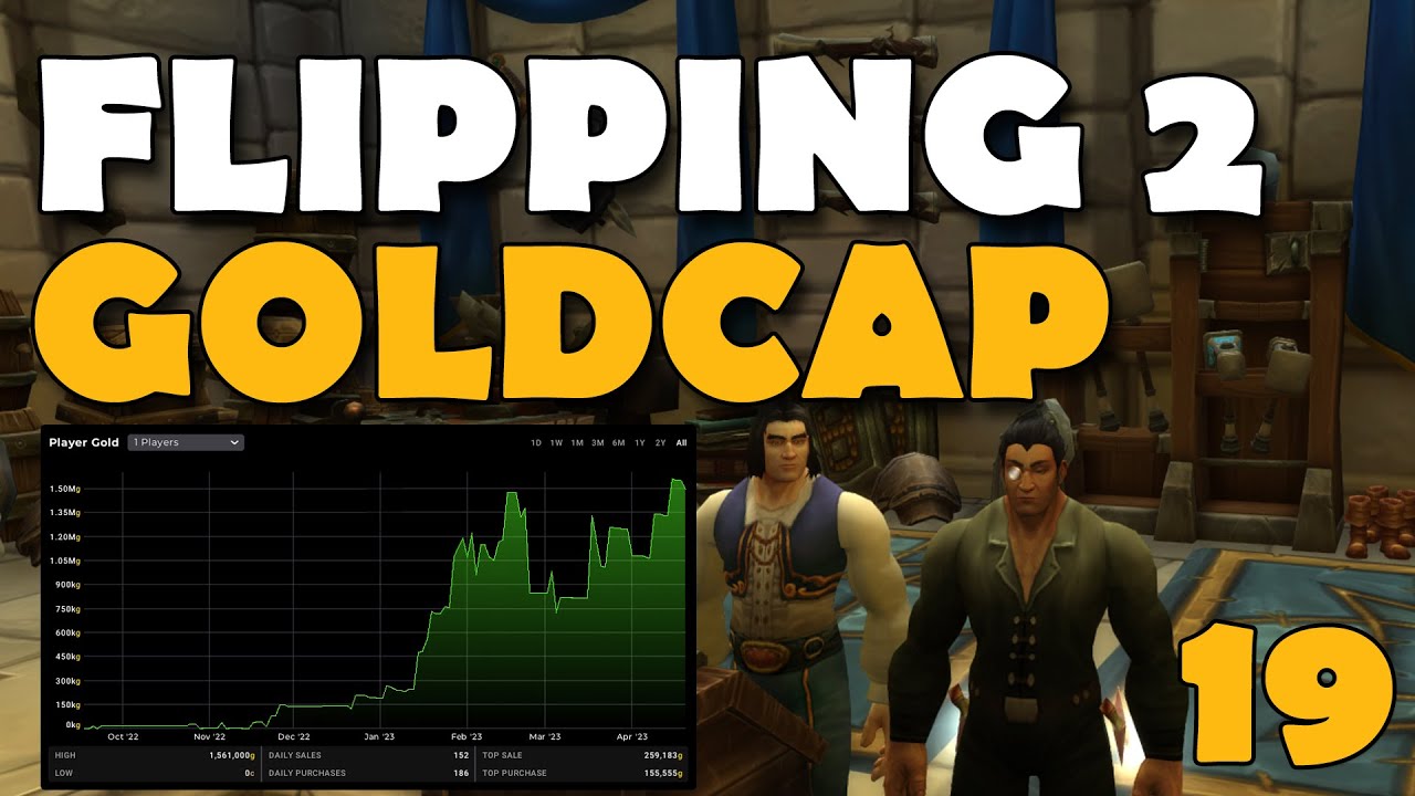 Flipping To Goldcap AH ONLY Challenge World of Warcraft - ep 19