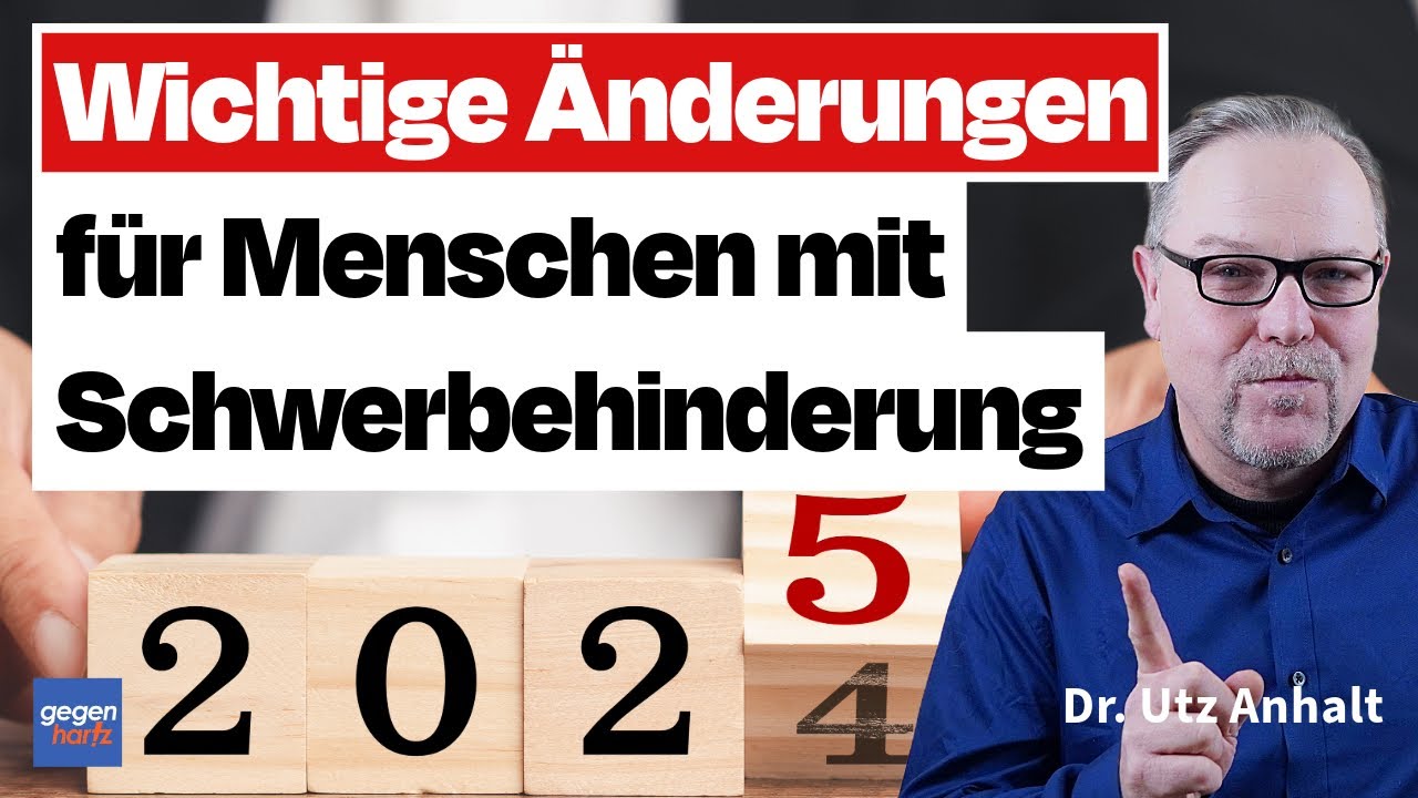 Schwerbehinderung: Wichtige &Auml;nderungen die ab 2025 f&uuml;r schwerbehinderte Menschen gelten