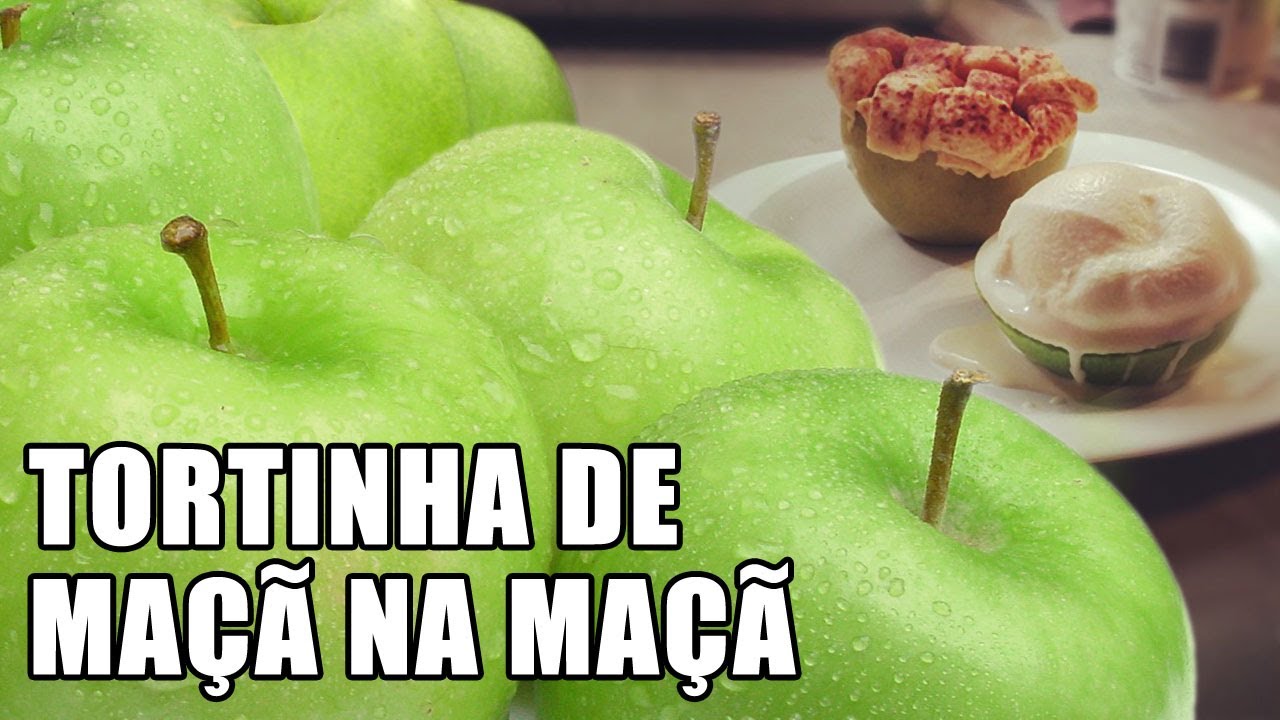 Tortinha de Maçã na Maçã