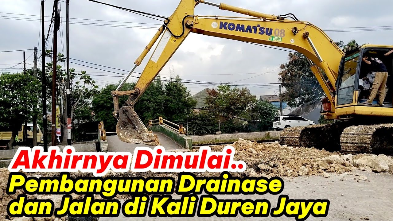 Proyek Drainase dan Jalan Kali Duren Jaya Resmi Dimulai #kdm #kangdedimulyadi 