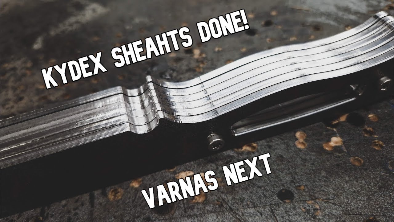 Sheaths done, Varnas next | Baltic Blades Log 031