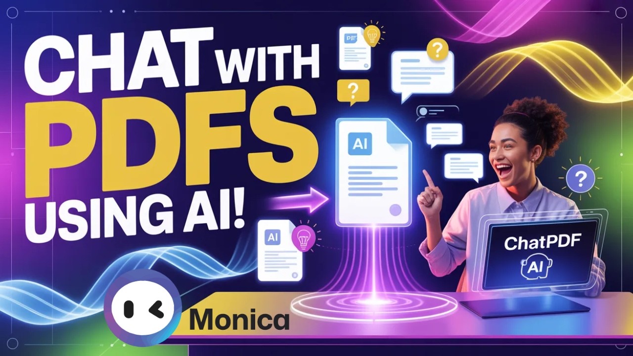 Как общаться с PDF-файлом в чате с помощью инструмента Monica ChatPDF