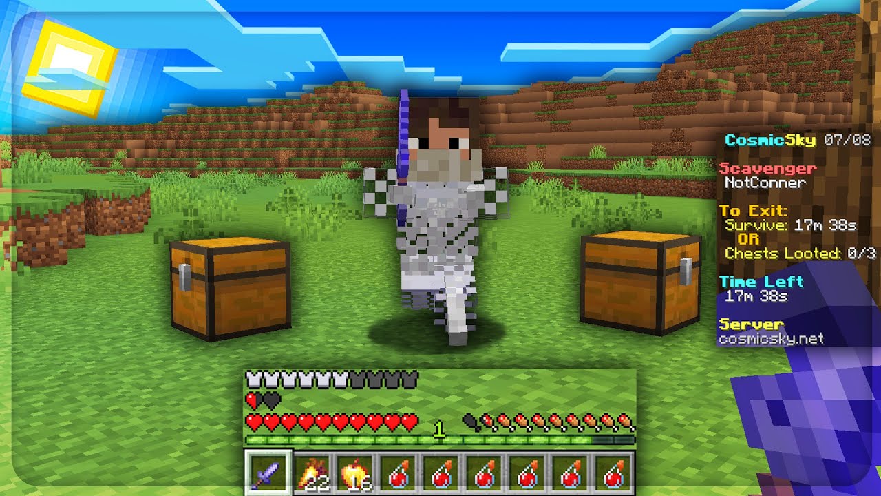 How to RUN Scavenger in Minecraft Skyblock | Cosmic Sky