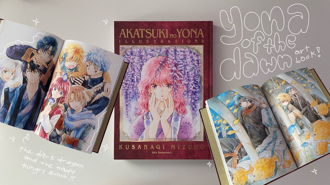 yona of the dawn art book 🌙 flip through