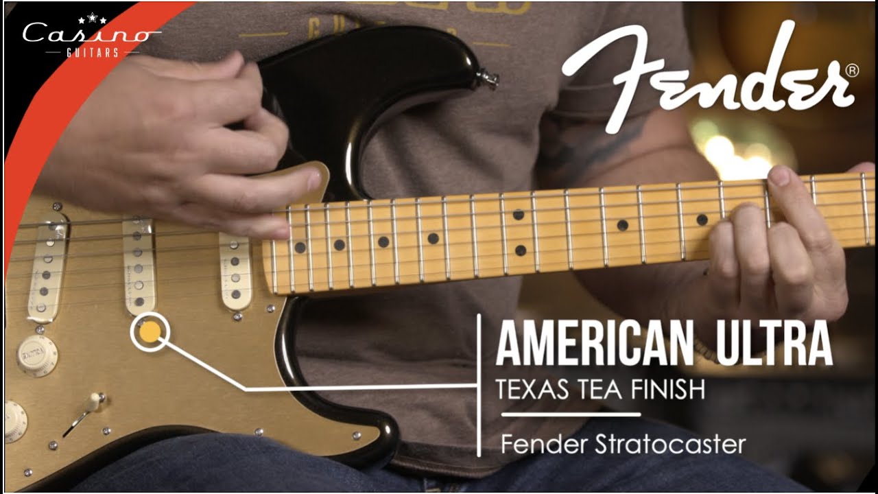 Fender American Ultra Stratocaster Texas Tea