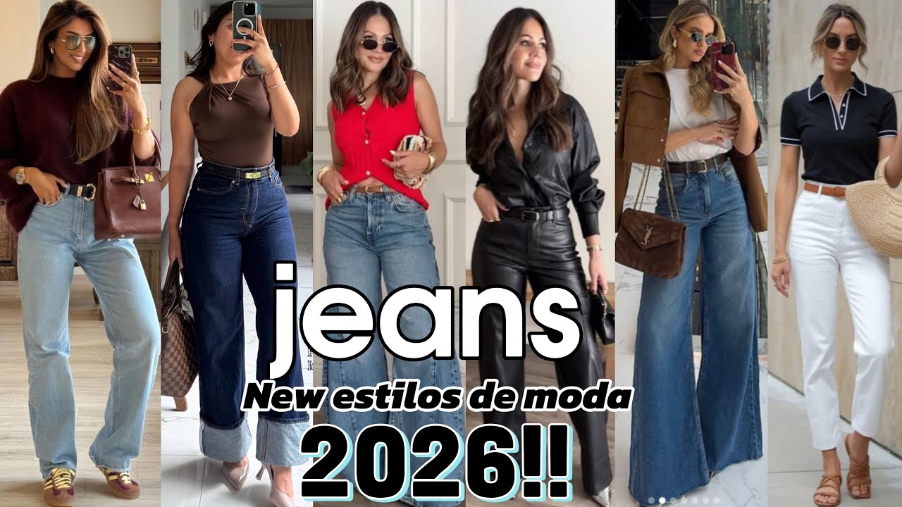 Tendencias en Jeans 2026 👖✨ | Los Pantalones que Ser&aacute;n Moda Este A&ntilde;o