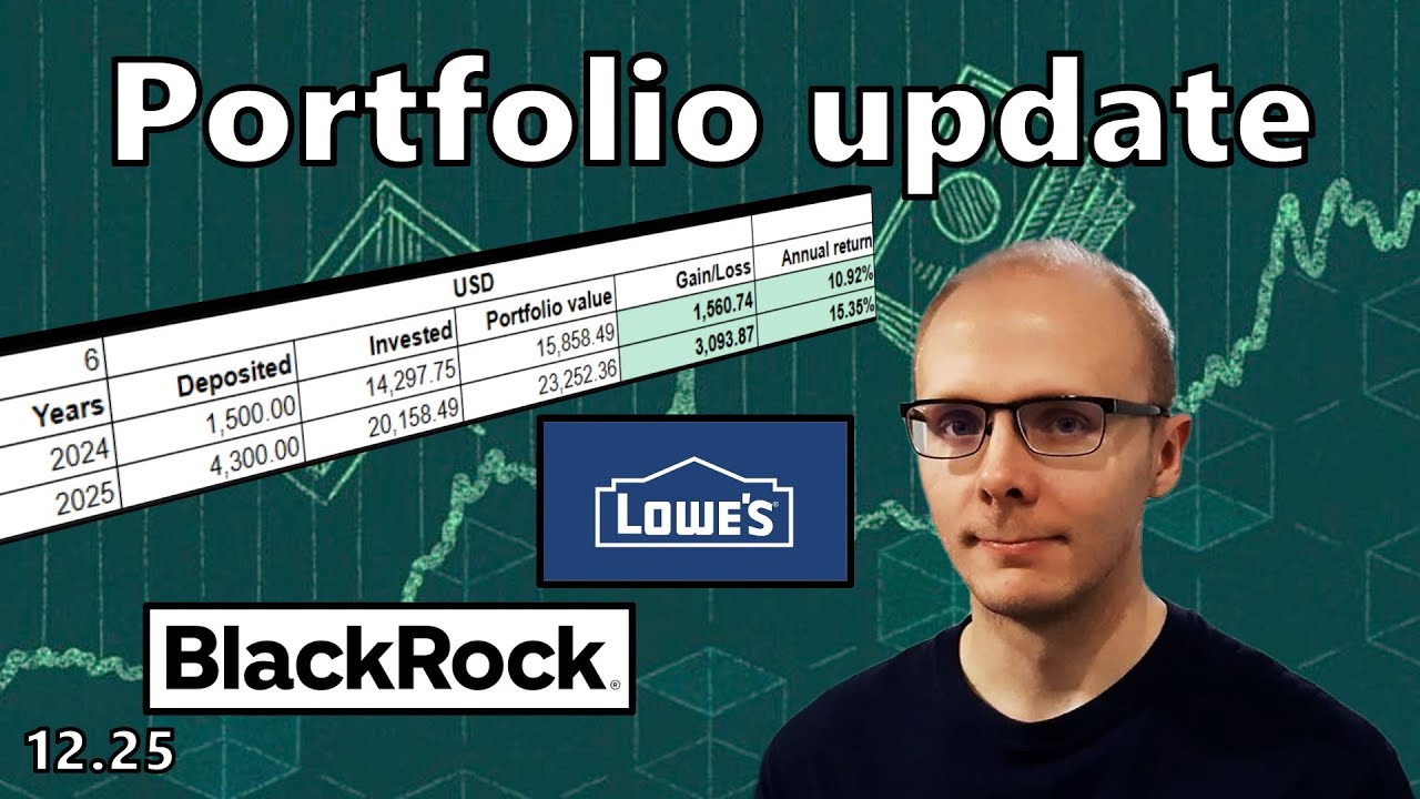 How Much in Dividends I Got in December 2025? | Dividend Portfolio Update | BLK LOW